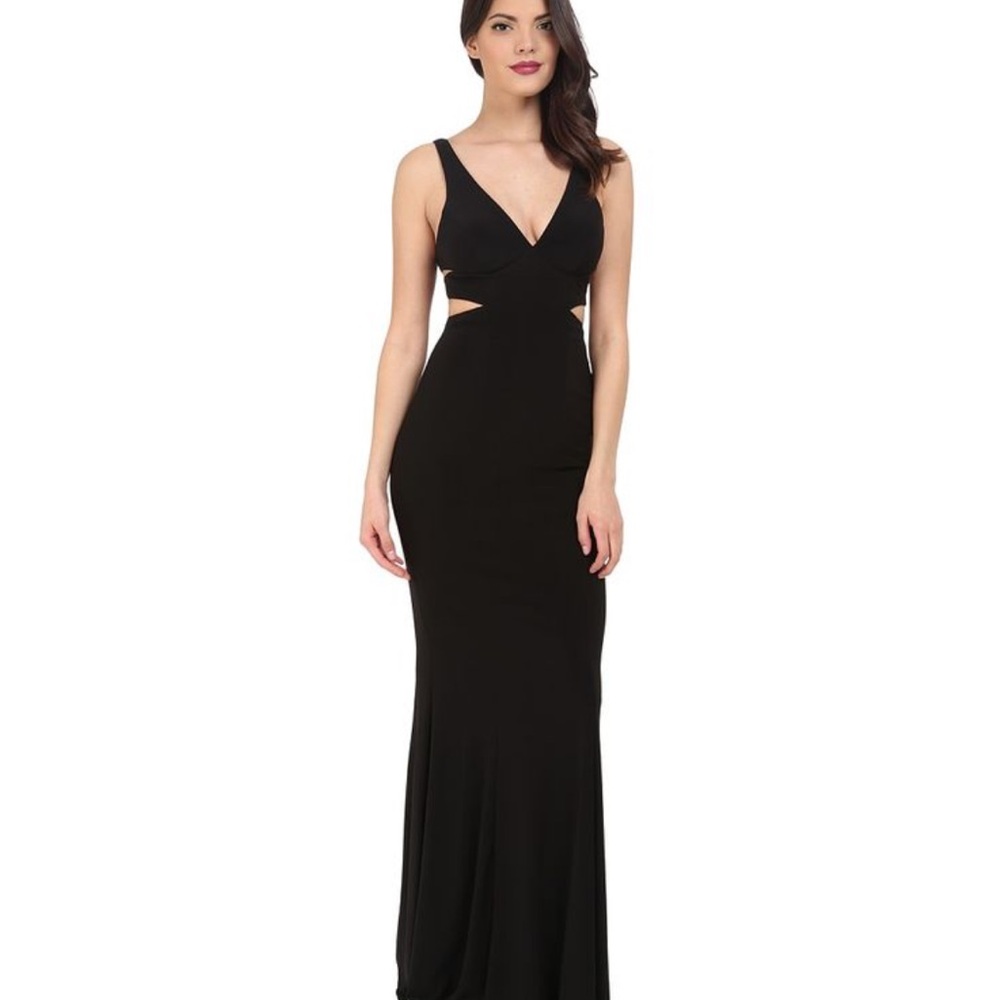 FAVIANA 7541
V-neck long dress with side cut-outs size 2